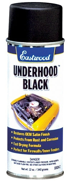 Eastwood 10024Z Underhood Paint Black 11oz Aerosol Eastwood 10024Z