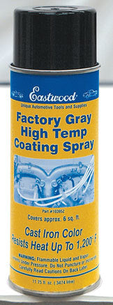 Eastwood 10395Z Factory Gray Hi-Temp Coating 11.75oz Aerosol Eastwood 10395Z