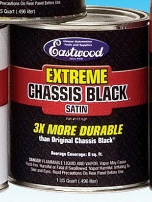 Eastwood 11176ZP Extreme Chassis Black Paint Quart Can Eastwood 11176ZP