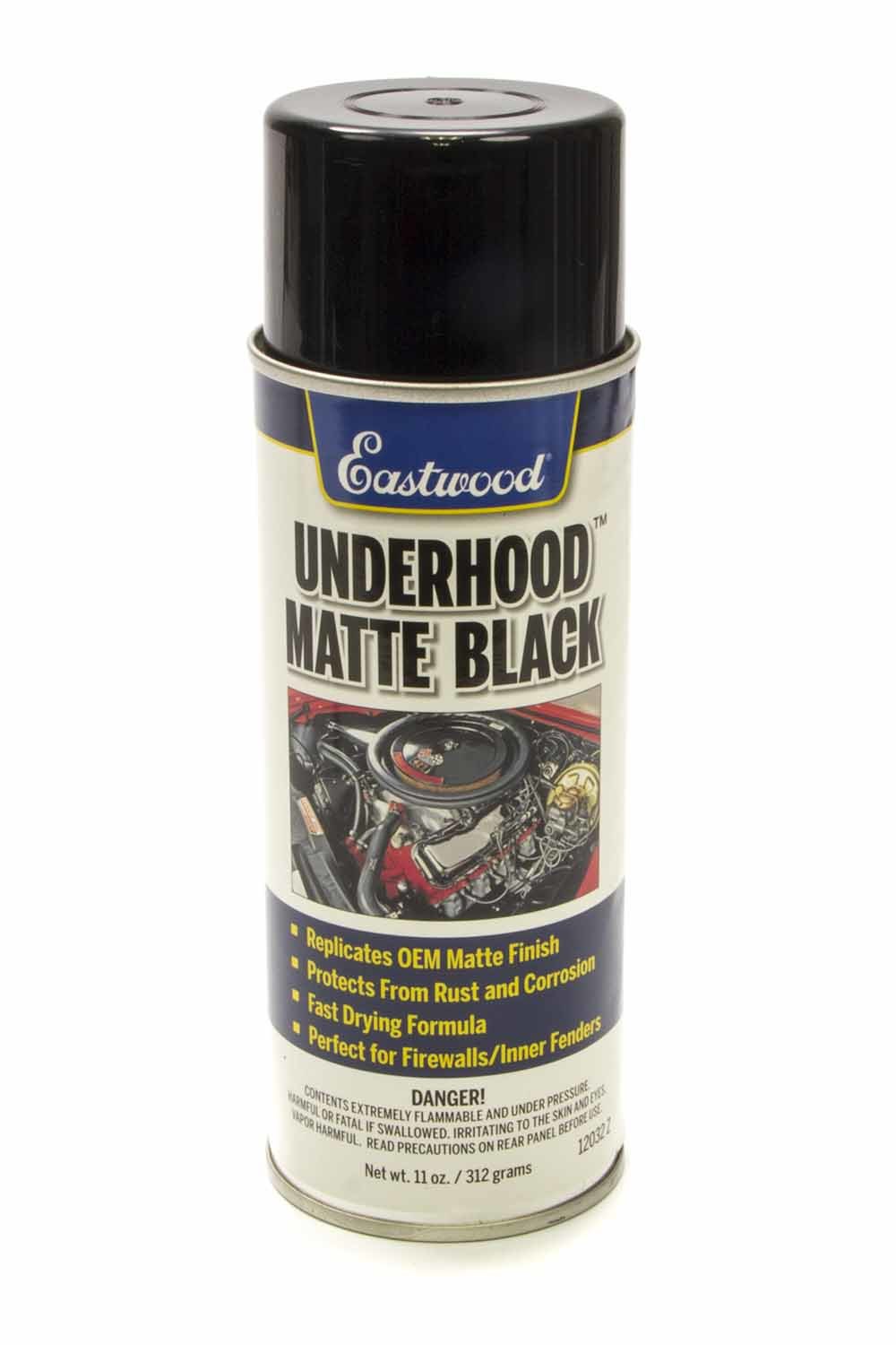 Eastwood 12032Z Underhood Black Matte 11oz Aerosal Eastwood 12032Z