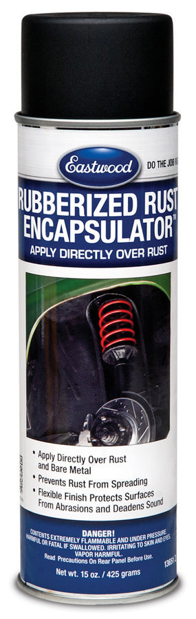 Eastwood 13651Z Rust Encapsulator Black Rubberized 15oz Aerosol Eastwood 13651Z
