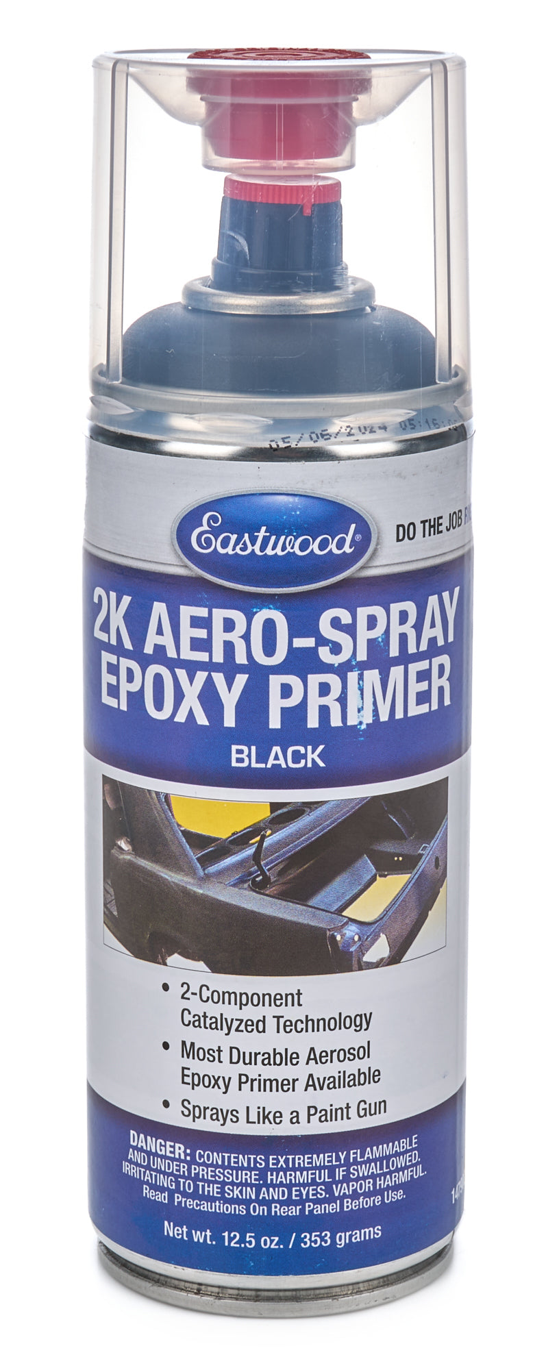 Eastwood 14790Z 2K Areo Spray Paint Epoxy Primer Black Eastwood 14790Z