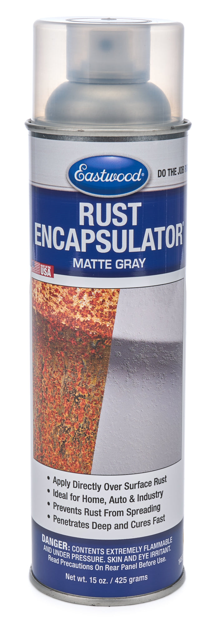 Eastwood 14822Z Rust Encapsulator Gray 15oz Aersol Eastwood 14822Z