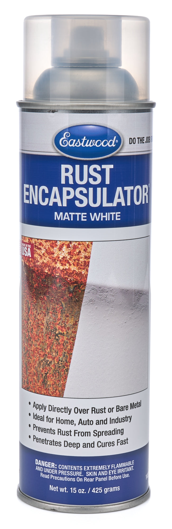 Eastwood 14824Z Rust Encapsulator White 15oz Aersol Eastwood 14824Z