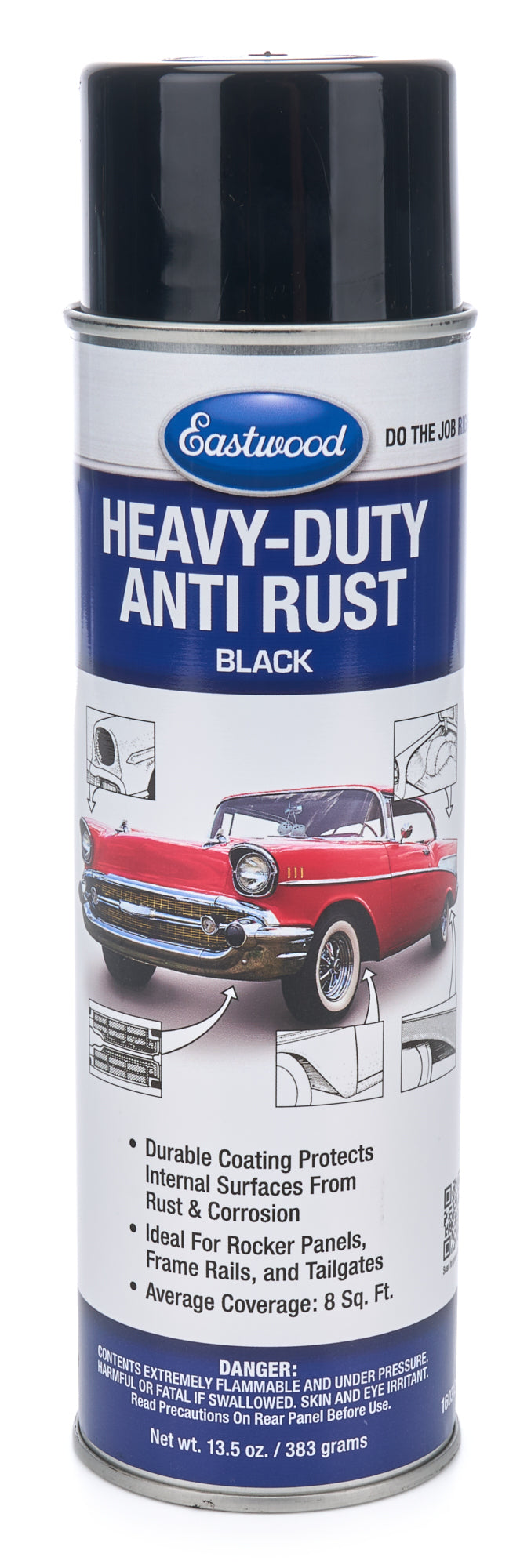 Eastwood 16031Z Heavy Duty Anti Rust Aerosol Black 13.5 oz Eastwood 16031Z