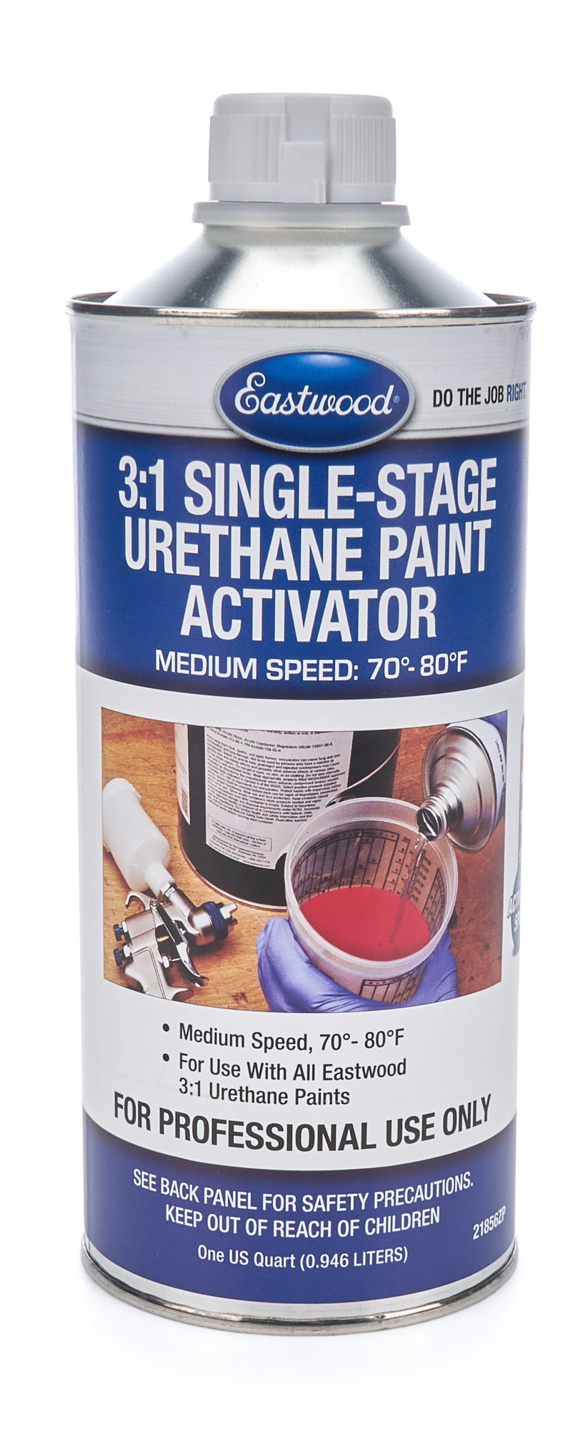 Eastwood 21856ZP Urethane Activator Med 3:1 70-80 Degrees F Eastwood 21856ZP