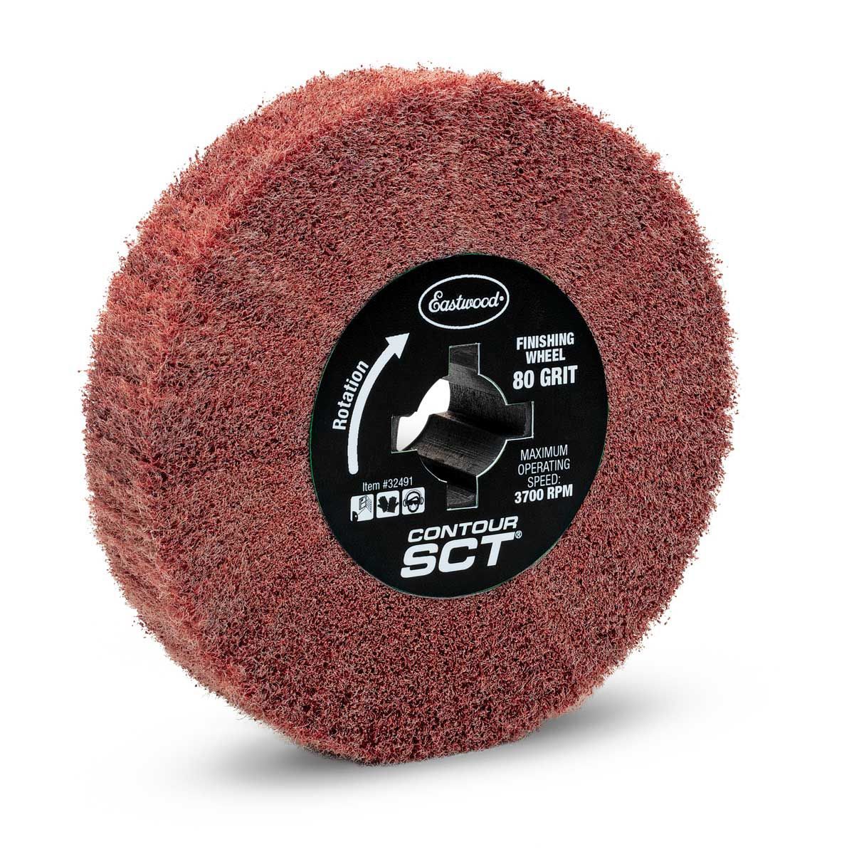 Eastwood 32491 Finishing Wheel Contour SCT Narrow 80 Grit Eastwood 32491