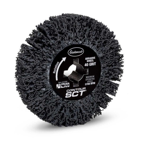 Eastwood 32495 Abrasive Wheel Contour SCT Narrow 40 Grit Eastwood 32495
