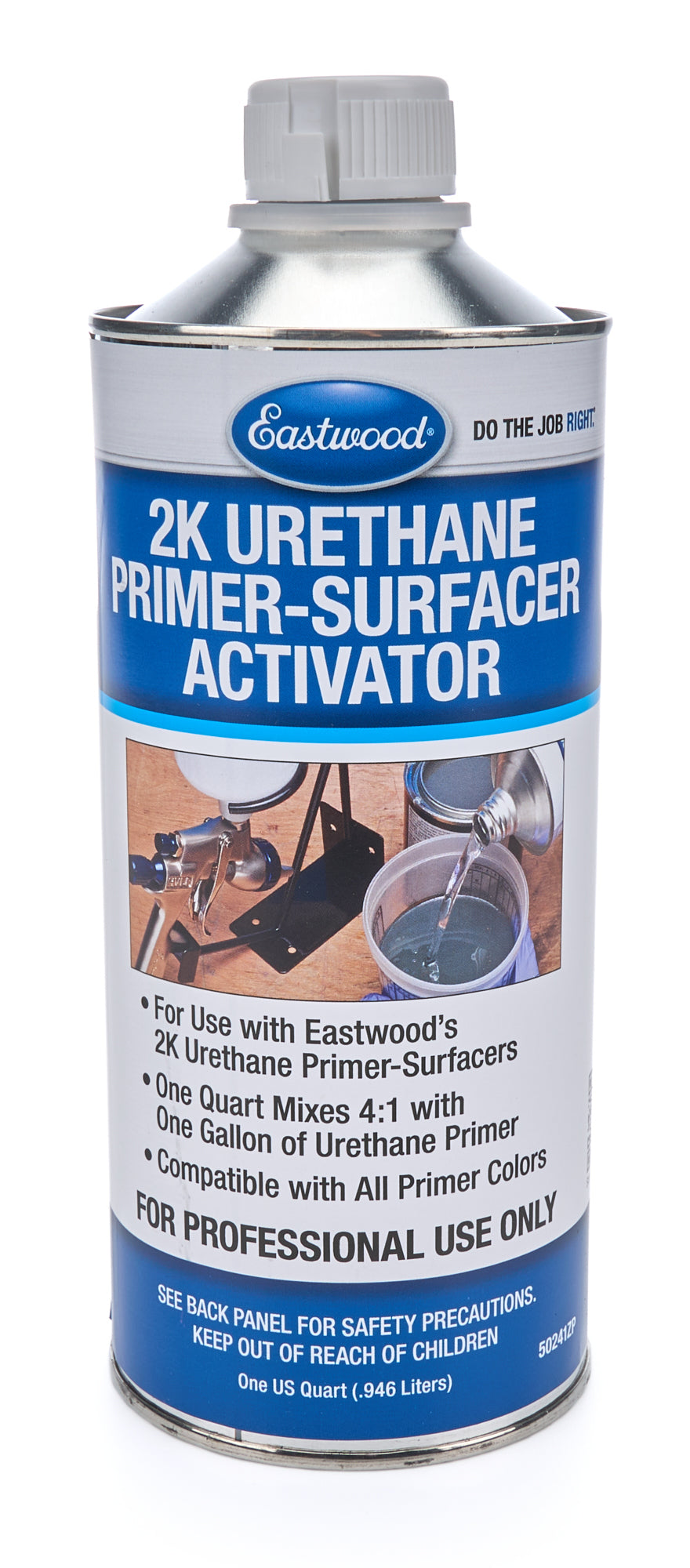 Eastwood 50241ZP Urethane Primer 2K 4:1 Activator Quart Eastwood 50241ZP