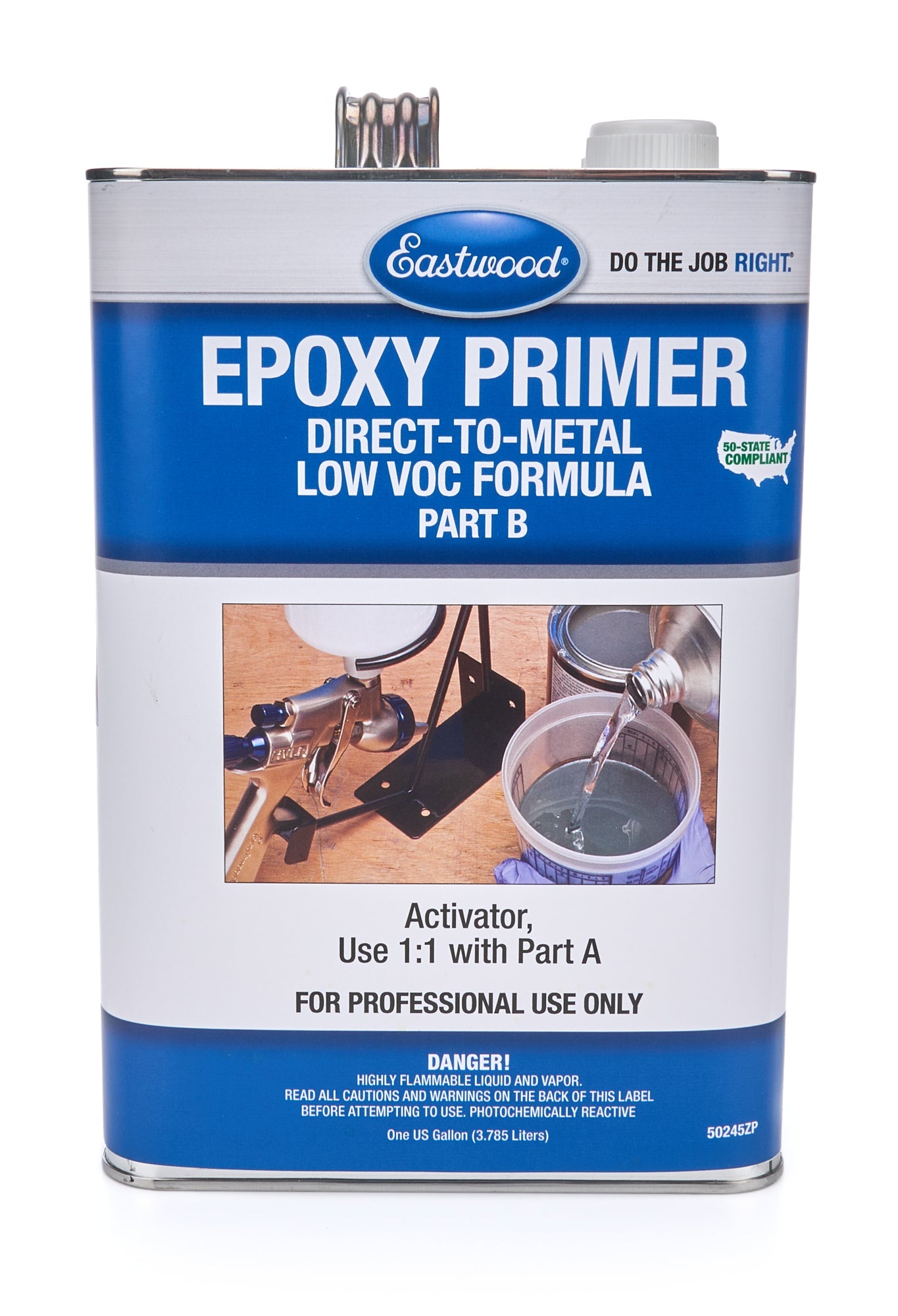 Eastwood 50245ZP Epoxy Primer Catalyst 1:1 Gallon Eastwood 50245ZP