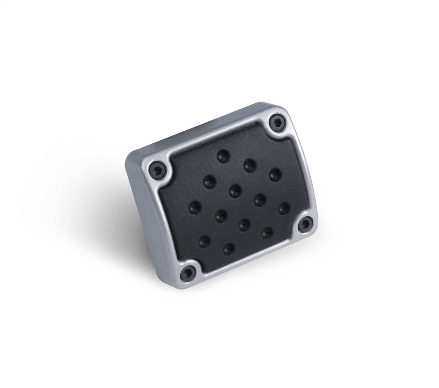 Clayton Machine Works EB-P1-G Parking Brake Pedal; Billet Aluminum; Pedal w/Pad w/Rubber Insert; Gray; Clayton Machine Works EB-P1-G