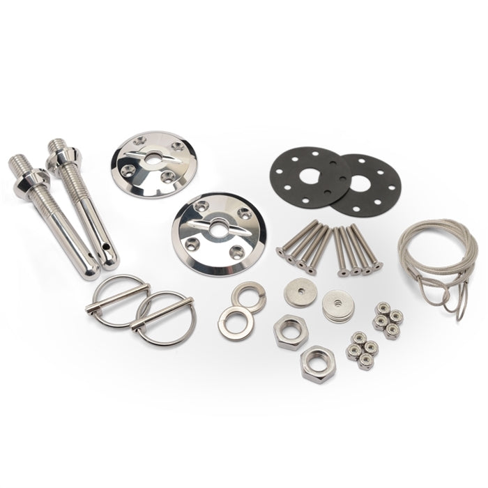 Eddie Motorsports MS110-44P Hood Pin Kit Thru-Bolt Eddie Motorsports MS110-44P