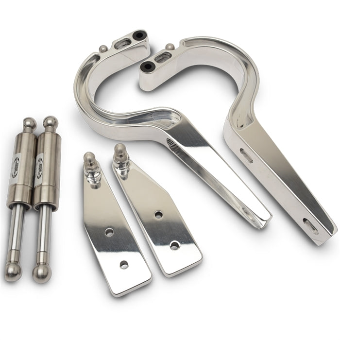 Eddie Motorsports MS149-17P Billet Trunk Hinges Polished Eddie Motorsports MS149-17P