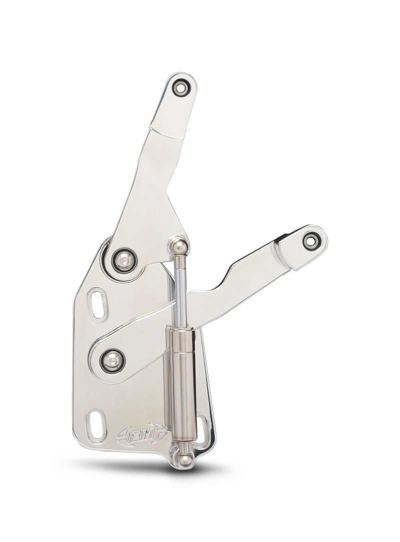Eddie Motorsports MS149-90P Billet Hood Hinges Polished Eddie Motorsports MS149-90P