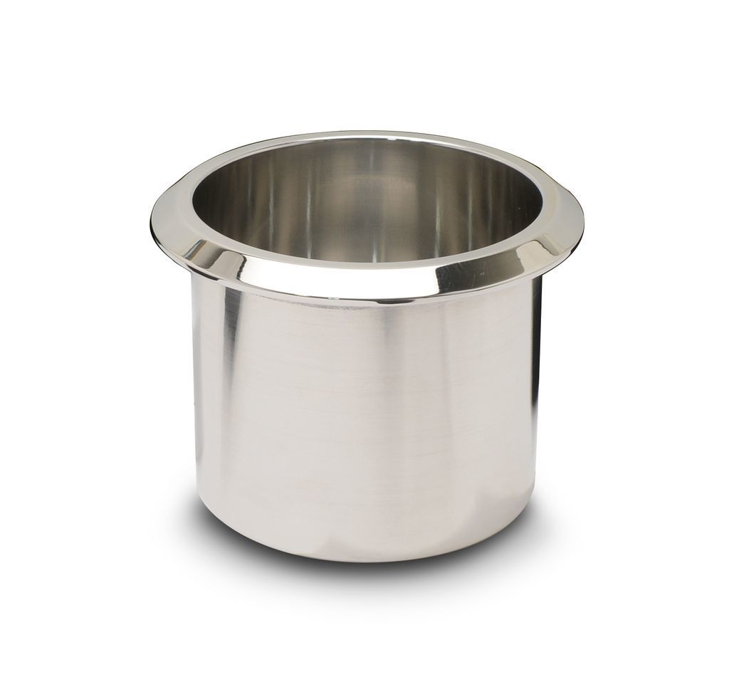 Eddie Motorsports MS281-43P Drink Holder Billet Medium Polished Eddie Motorsports MS281-43P