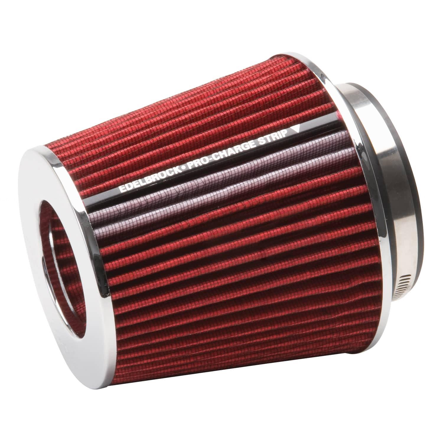 Edelbrock 43641 PRO-FLO RED MEDIUM CONICAL AIR FILTER Edelbrock 43641