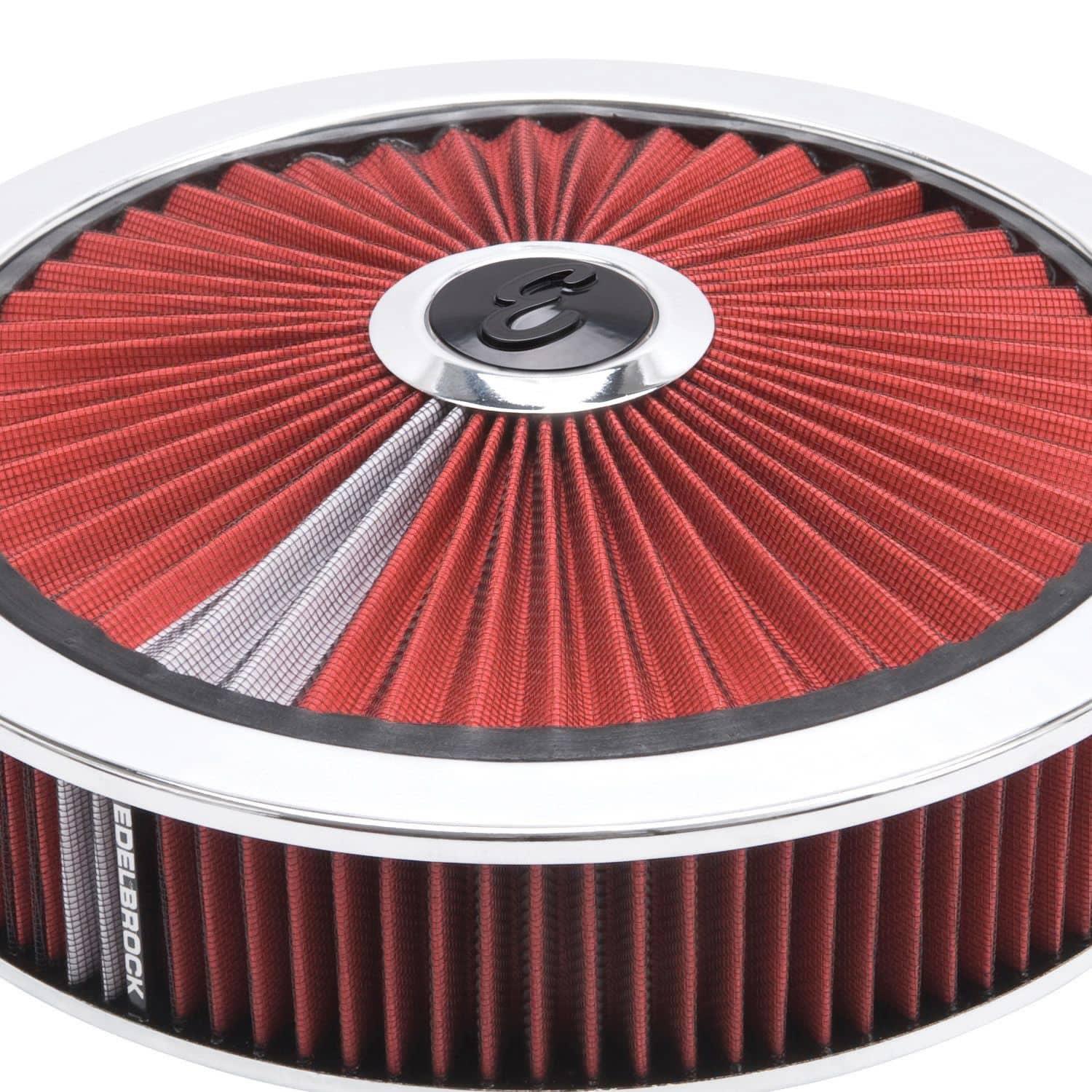 Edelbrock 43660 PRO-FLO 14IN ROUND AIR Edelbrock 43660