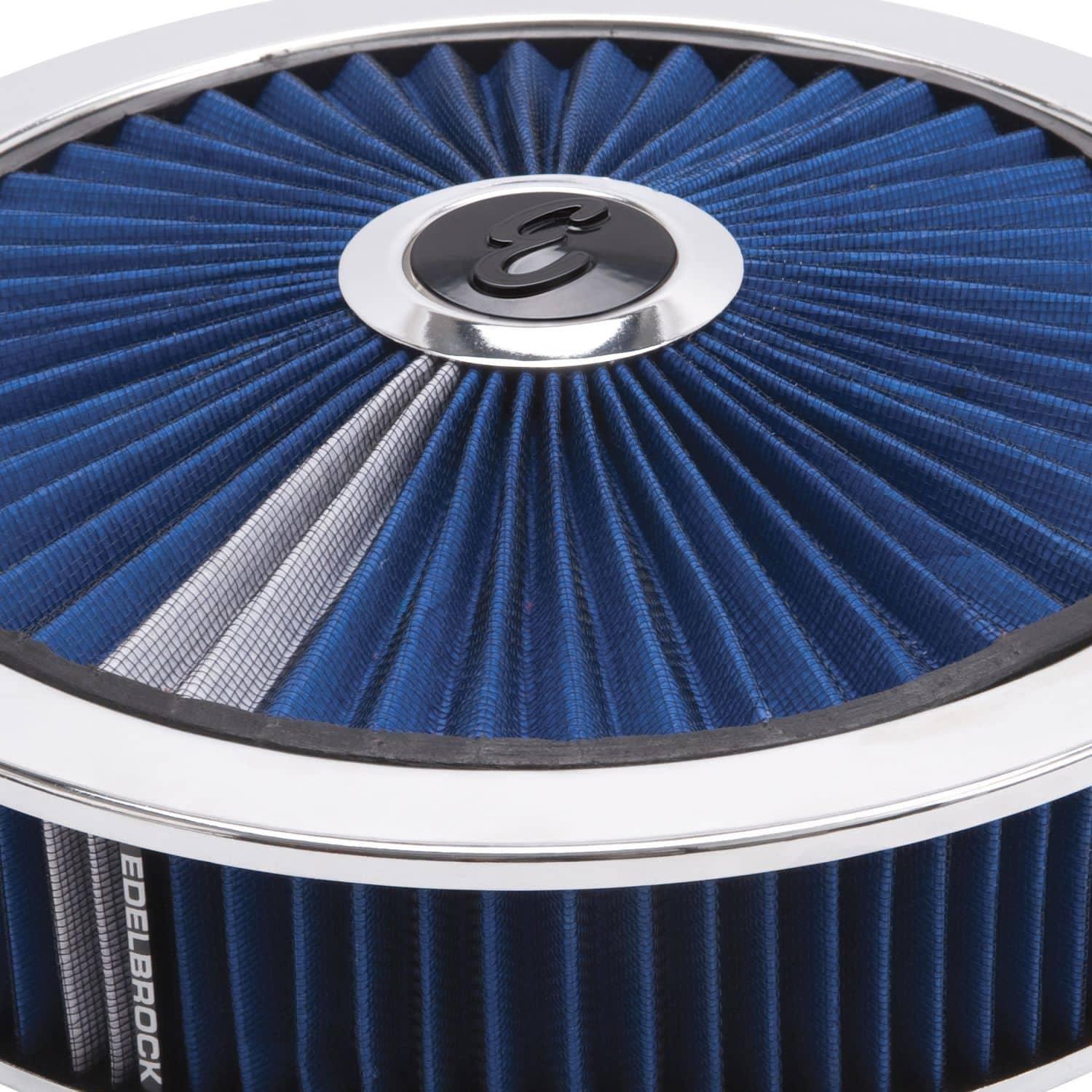 Edelbrock 43661 PRO-FLO 14IN ROUND AIR Edelbrock 43661