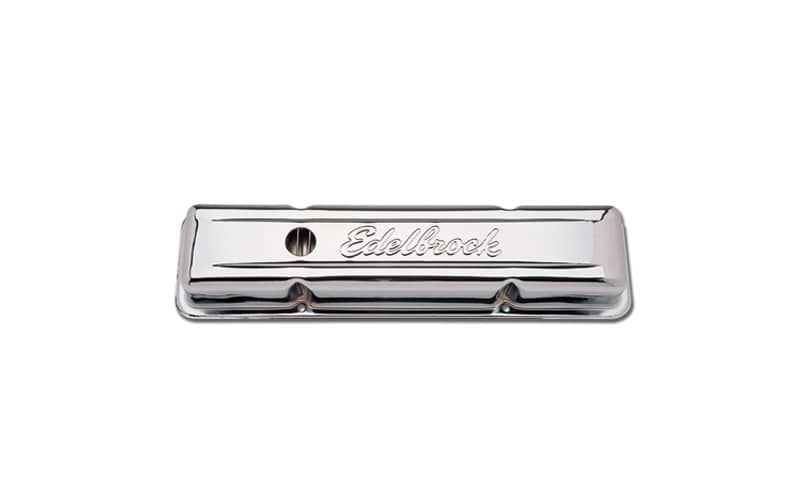 Edelbrock 4449 VALVE CVR CHROME CHEV Edelbrock 4449