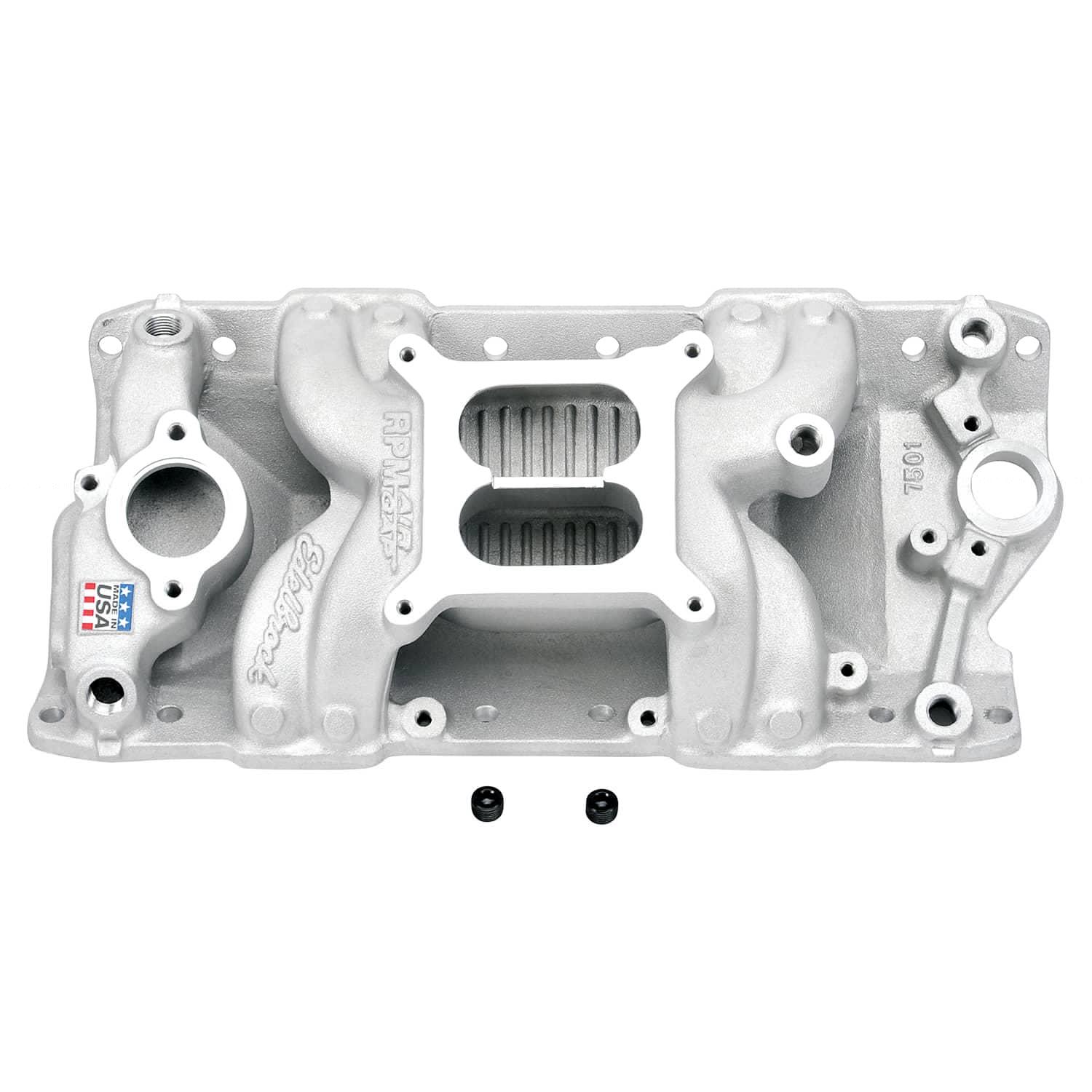 Edelbrock 7501 SBC AIR GAP MANIFOLD 55-86 Edelbrock 7501