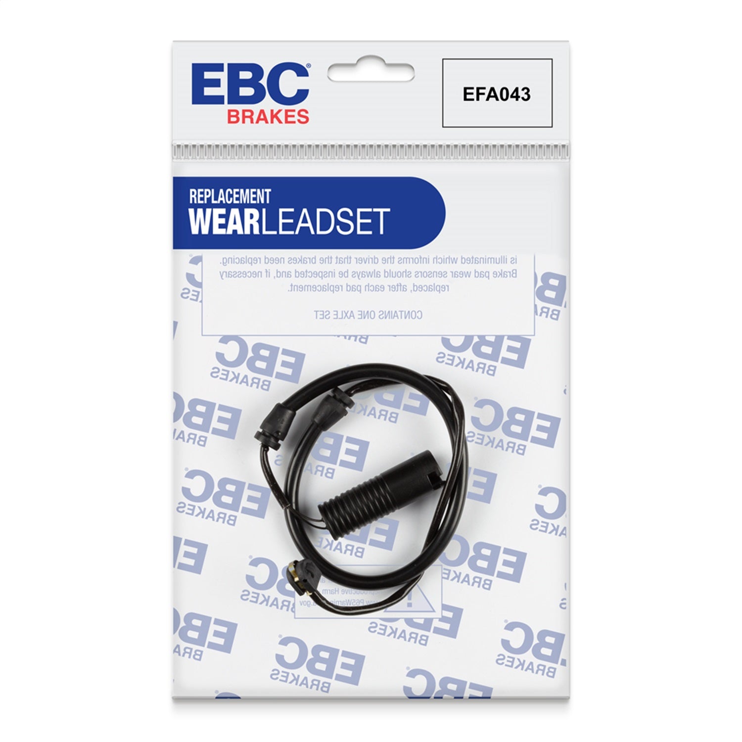EBC Brakes EFA043 Brake Wear Lead Sensor Kit; For FMSI Pad No. D639; EBC Brakes EFA043