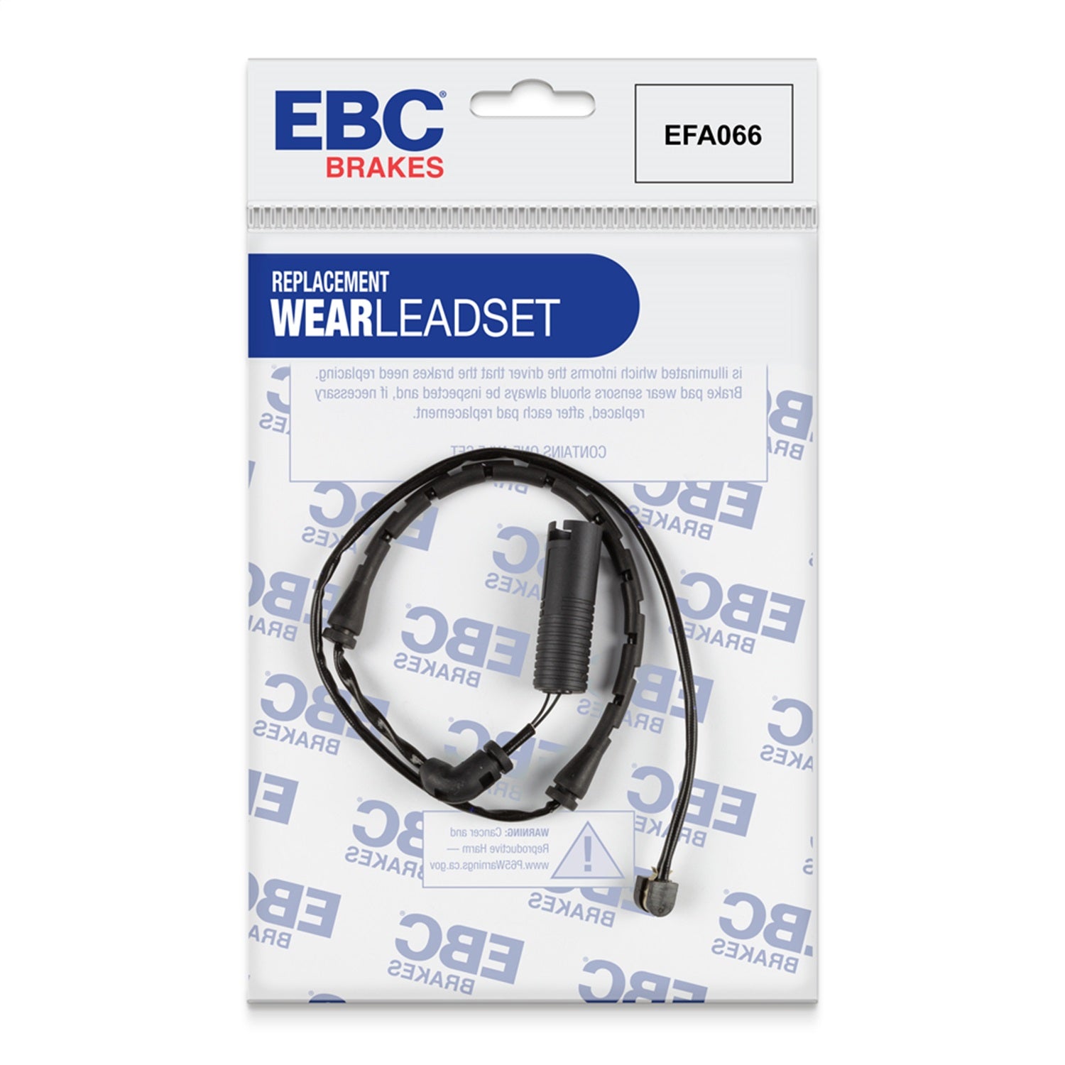 EBC Brakes EFA066 Brake Wear Lead Sensor Kit; For FMSI Pad No. D394; EBC Brakes EFA066