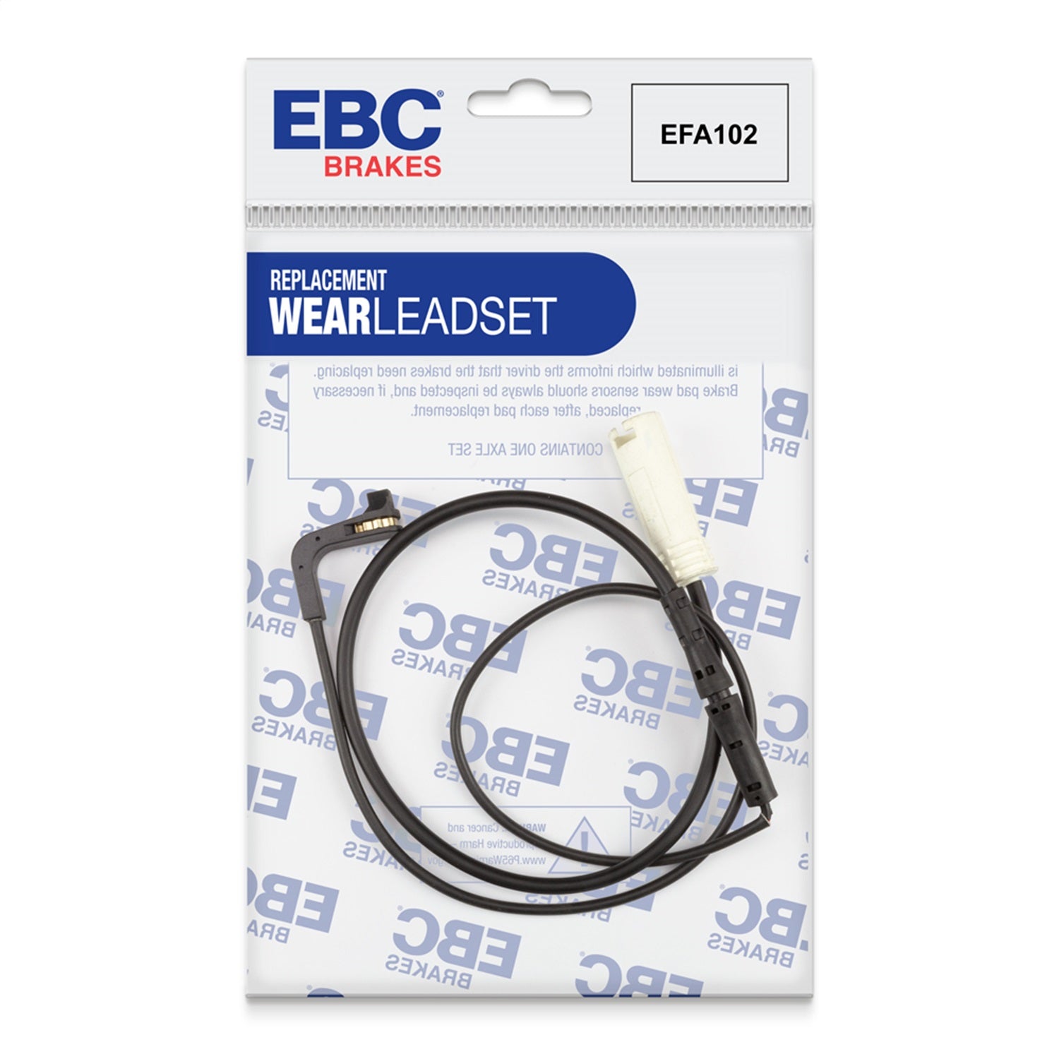 EBC Brakes EFA102 Brake Wear Lead Sensor Kit; For FMSI Pad No. D919; EBC Brakes EFA102