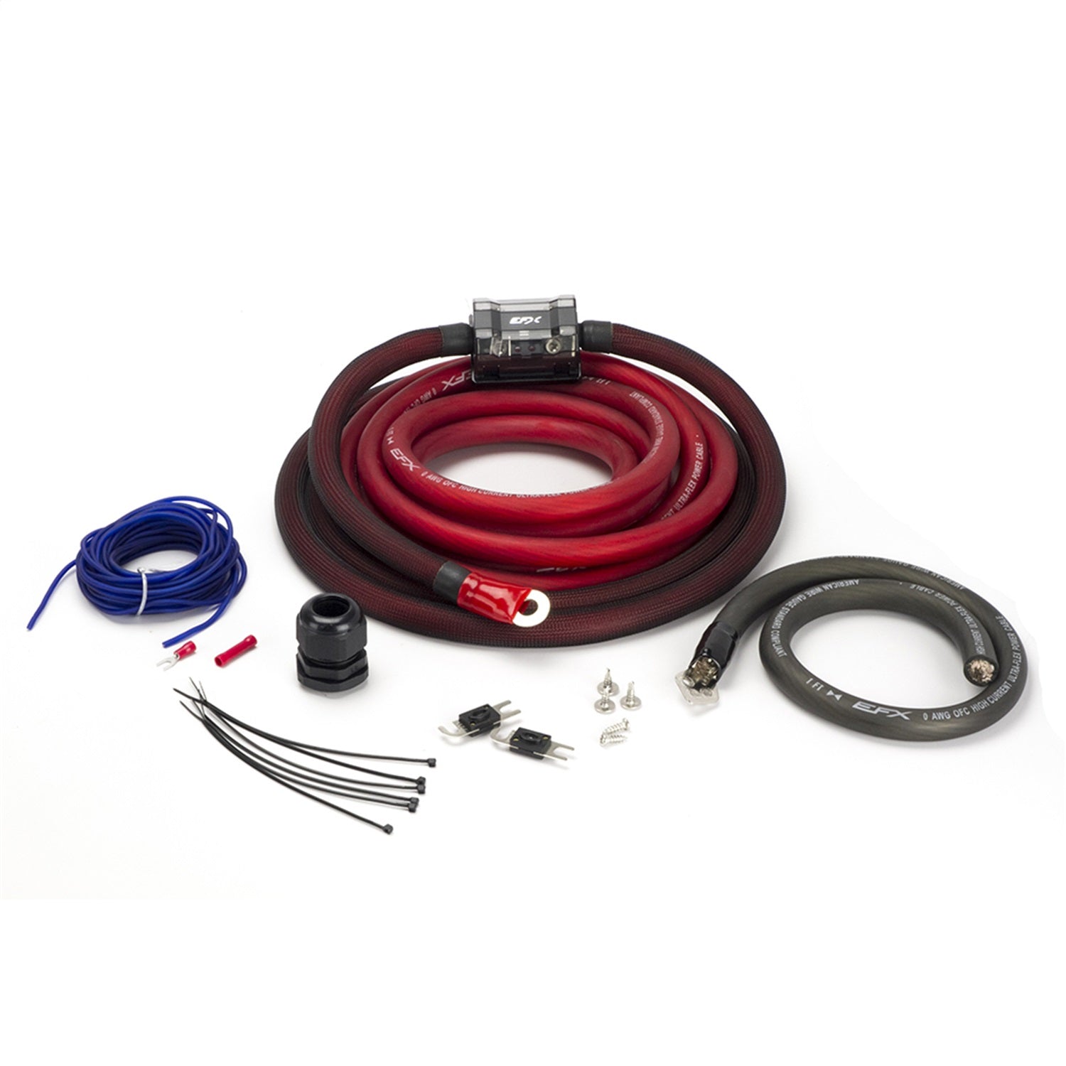 Scosche EFXAKC0B 0 AWG OFC Amp Power Kit Scosche EFXAKC0B