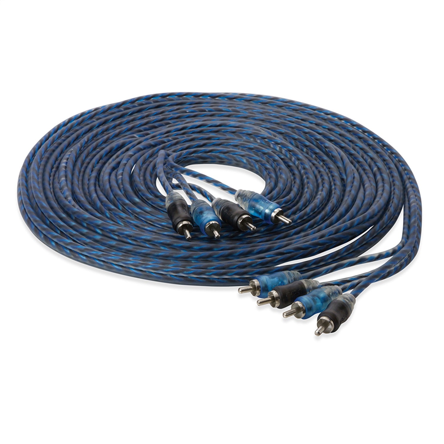 Scosche EFXRP417 Performance Series 4-CH Twisted RCA Cable Scosche EFXRP417