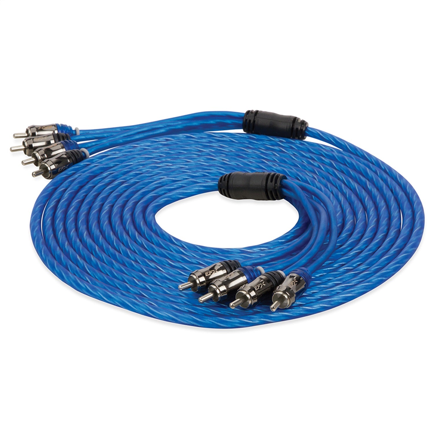 Scosche EFXRR417 Reference Series 4-CH Twisted Multi-Core RCA Cable Scosche EFXRR417