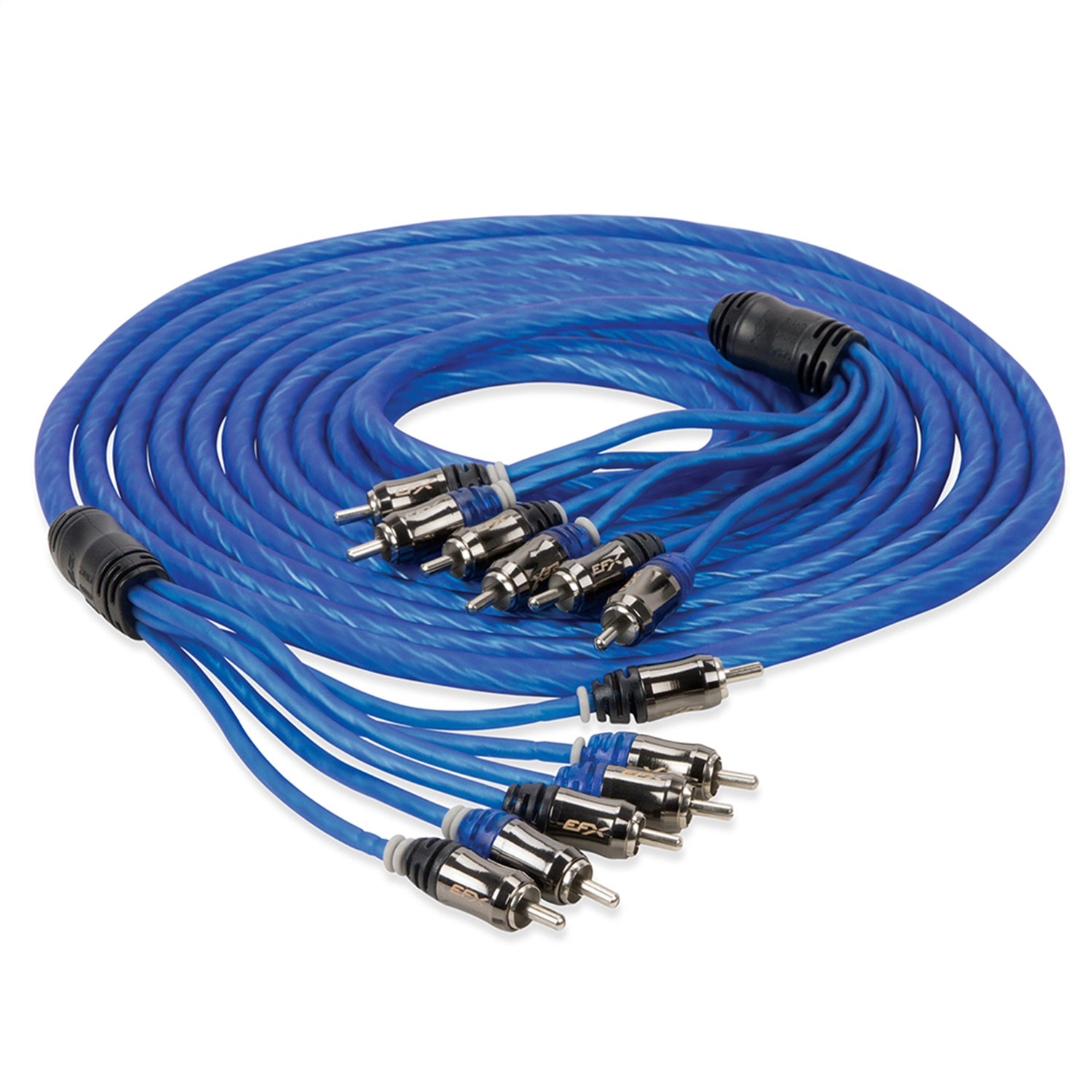 Scosche EFXRR617 Reference Series 6-CH Twisted Multi-Core RCA Cable Scosche EFXRR617