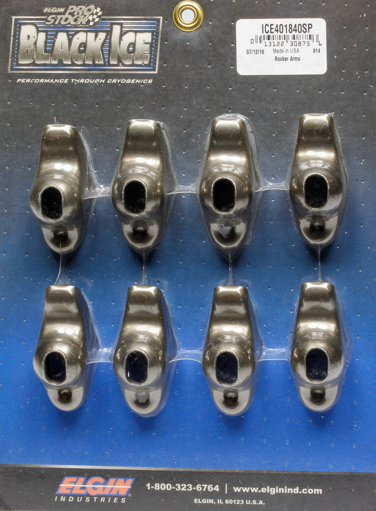 Elgin ICE401840SP SBC Rocker Arms (8pk) 1.6 Ratio 7/16 Stud Elgin ICE401840SP