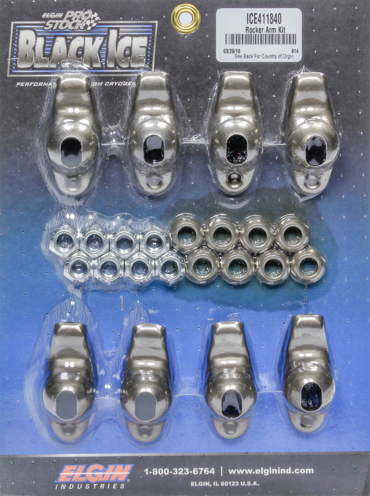 Elgin ICE411840 SBC B/I Rocker Arm Kit 1.50 Ratio 7/16 Stud Elgin ICE411840