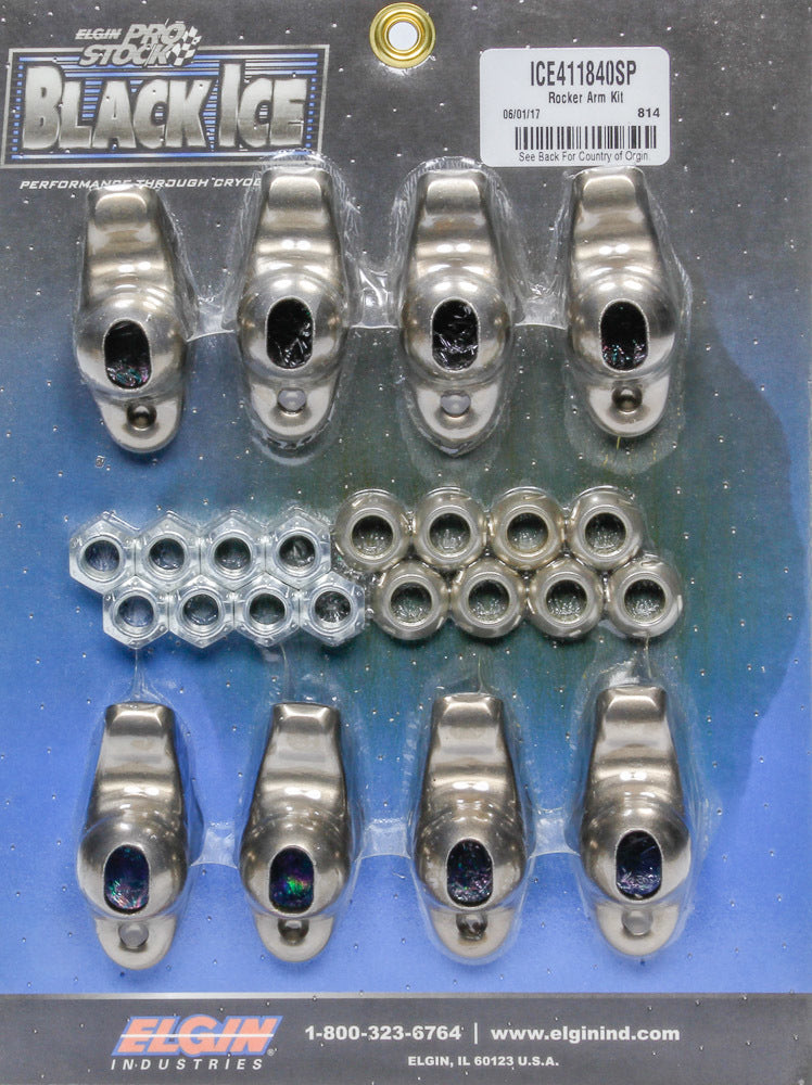 Elgin ICE411840SP SBC B/I Rocker Arm Kit 1.60 Ratio 7/16 Stud Elgin ICE411840SP