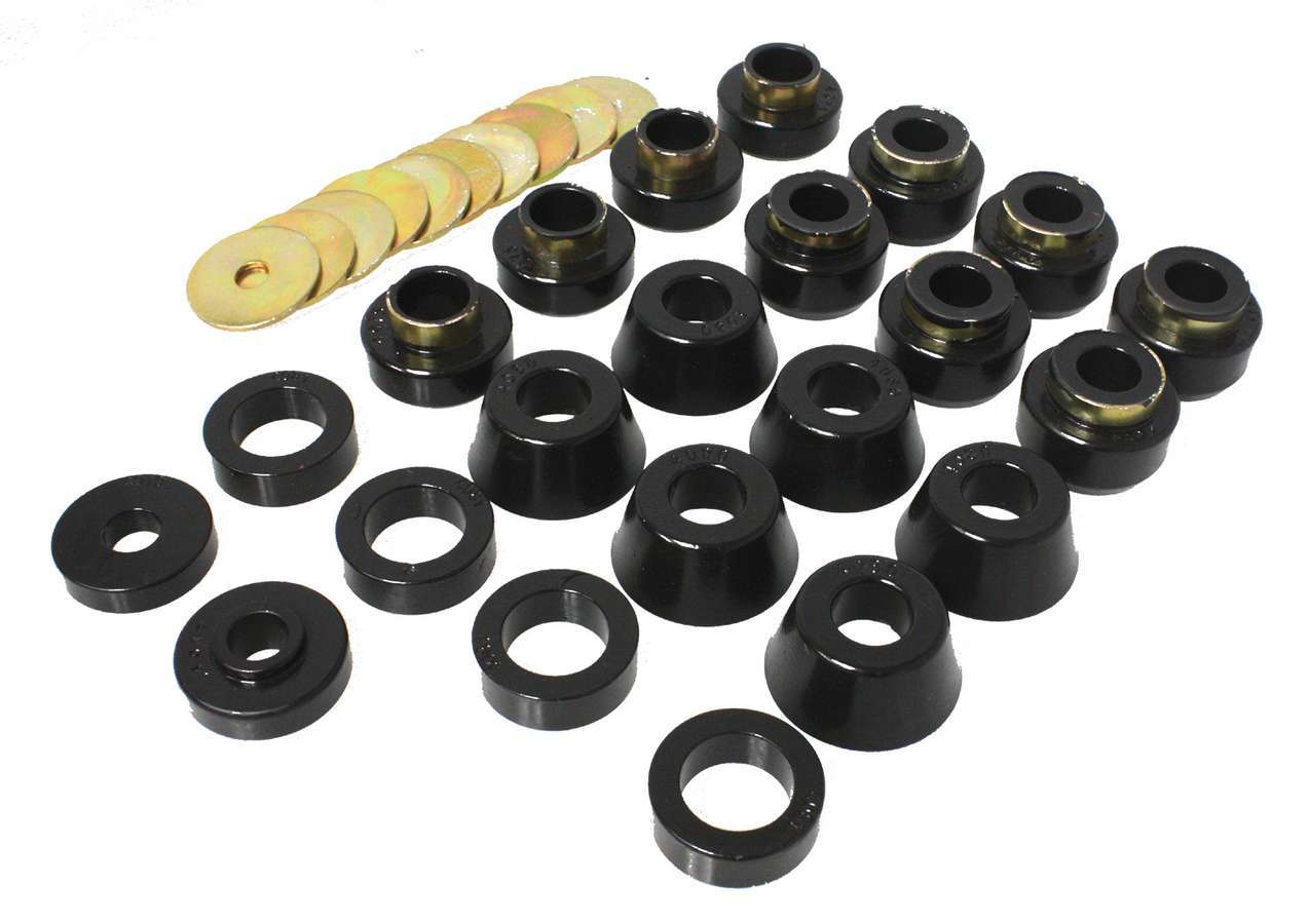 Energy Suspension 2.4105G 87-94 YJ Body Mounts Black Energy Suspension 2.4105G