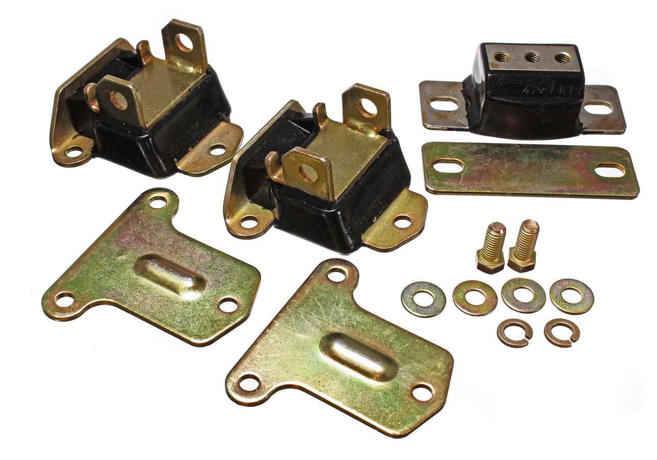 Energy Suspension 3.1122G Chevy V8 Motor/Trans Mnt Kit Zinc Finish Black Energy Suspension 3.1122G