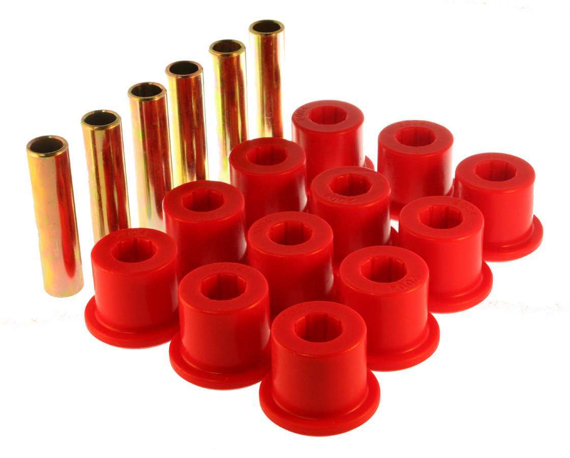 Energy Suspension 3.2106R Chevy Rear Spring Bushing Set Red Energy Suspension 3.2106R