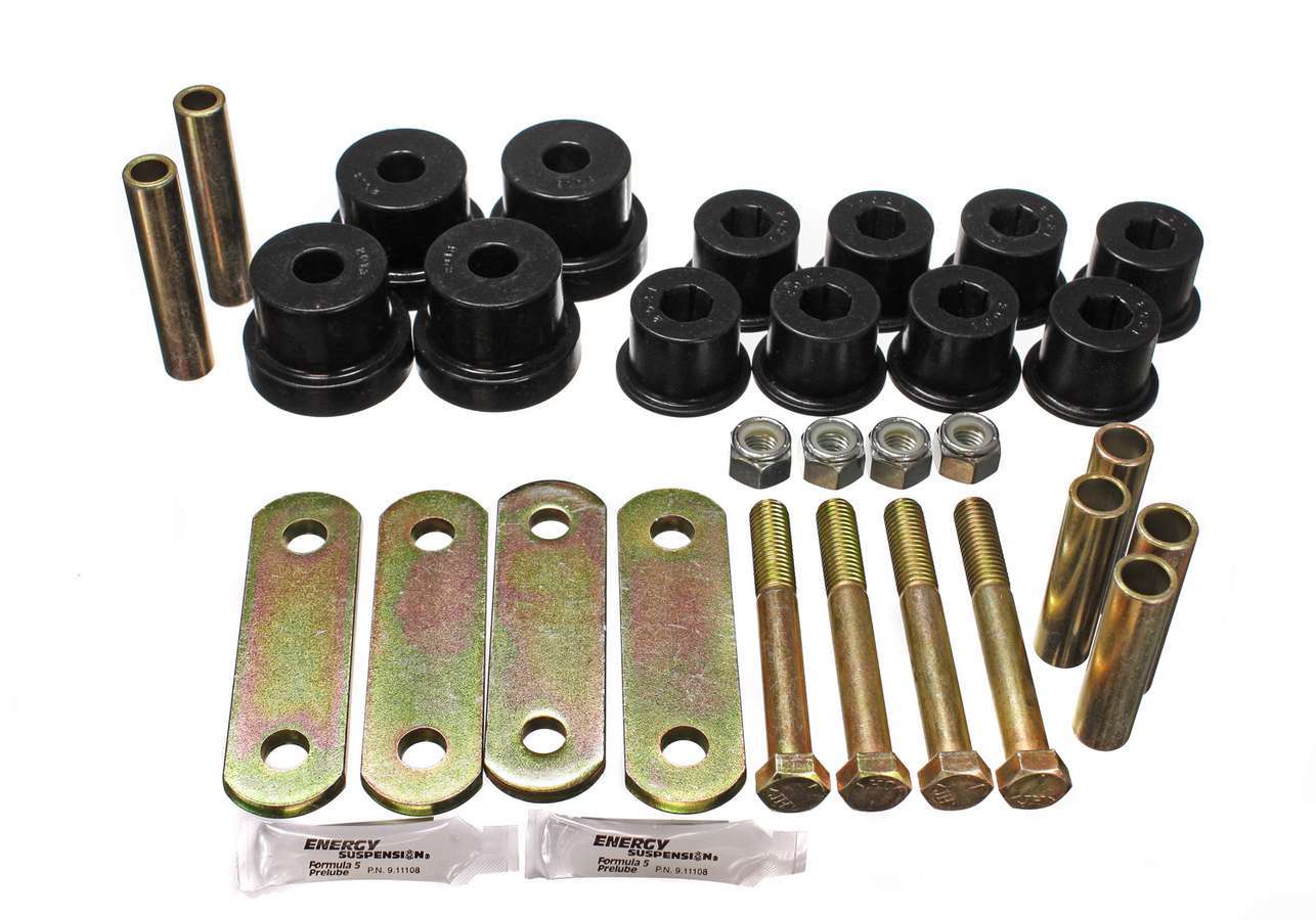 Energy Suspension 3.2134G 67-81 Camaro Shackle Set Black Energy Suspension 3.2134G