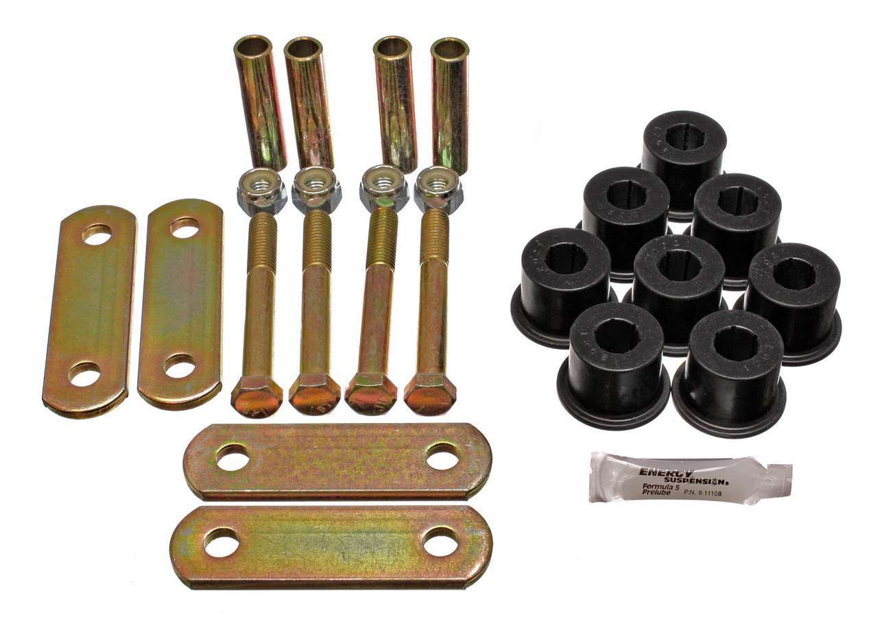 Energy Suspension 3.2135G 67-81 Camaro Shackle Set w/o Sprng Bush Black Energy Suspension 3.2135G