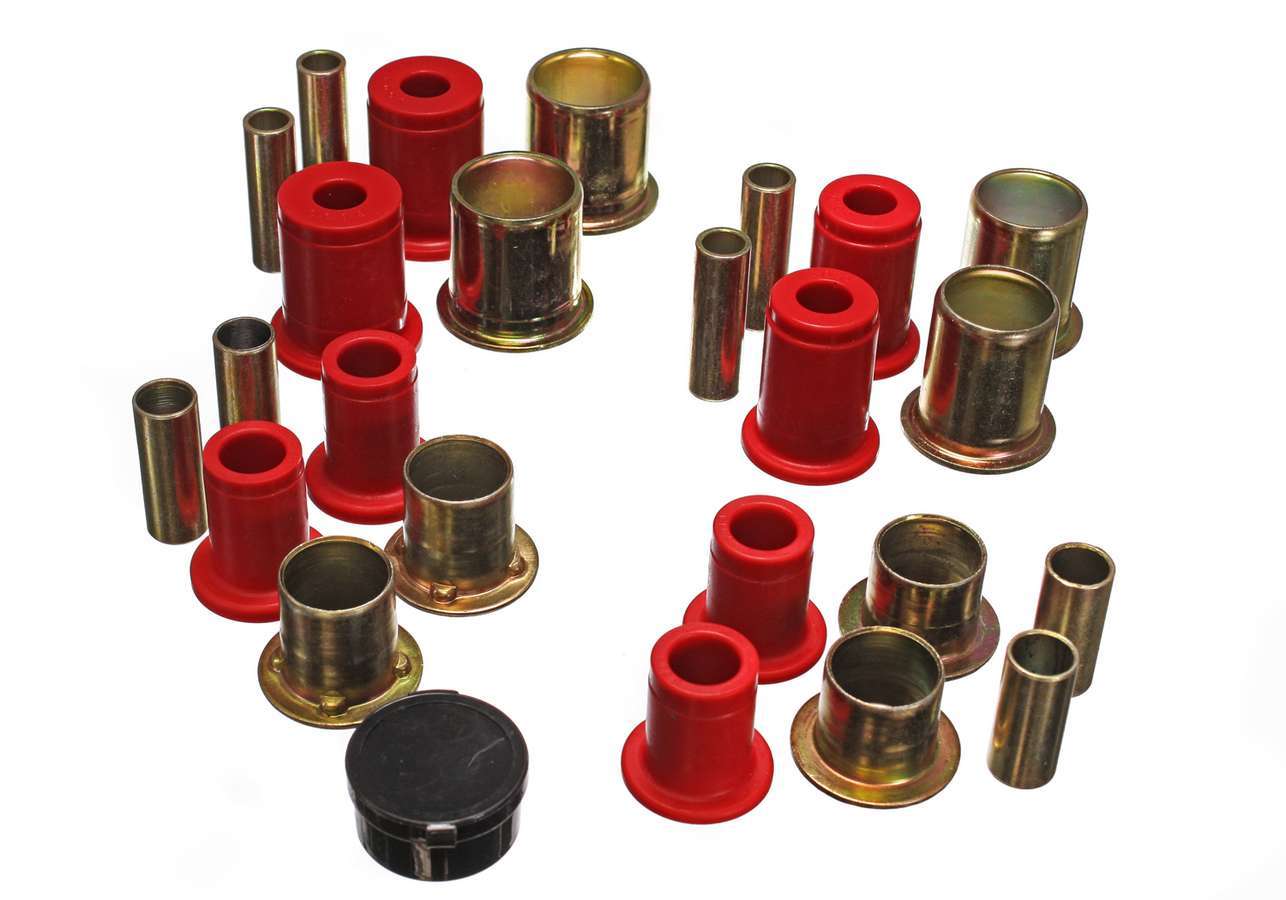 Energy Suspension 3.3106R Gm Frt Cont Arm Bushing Set Red Energy Suspension 3.3106R