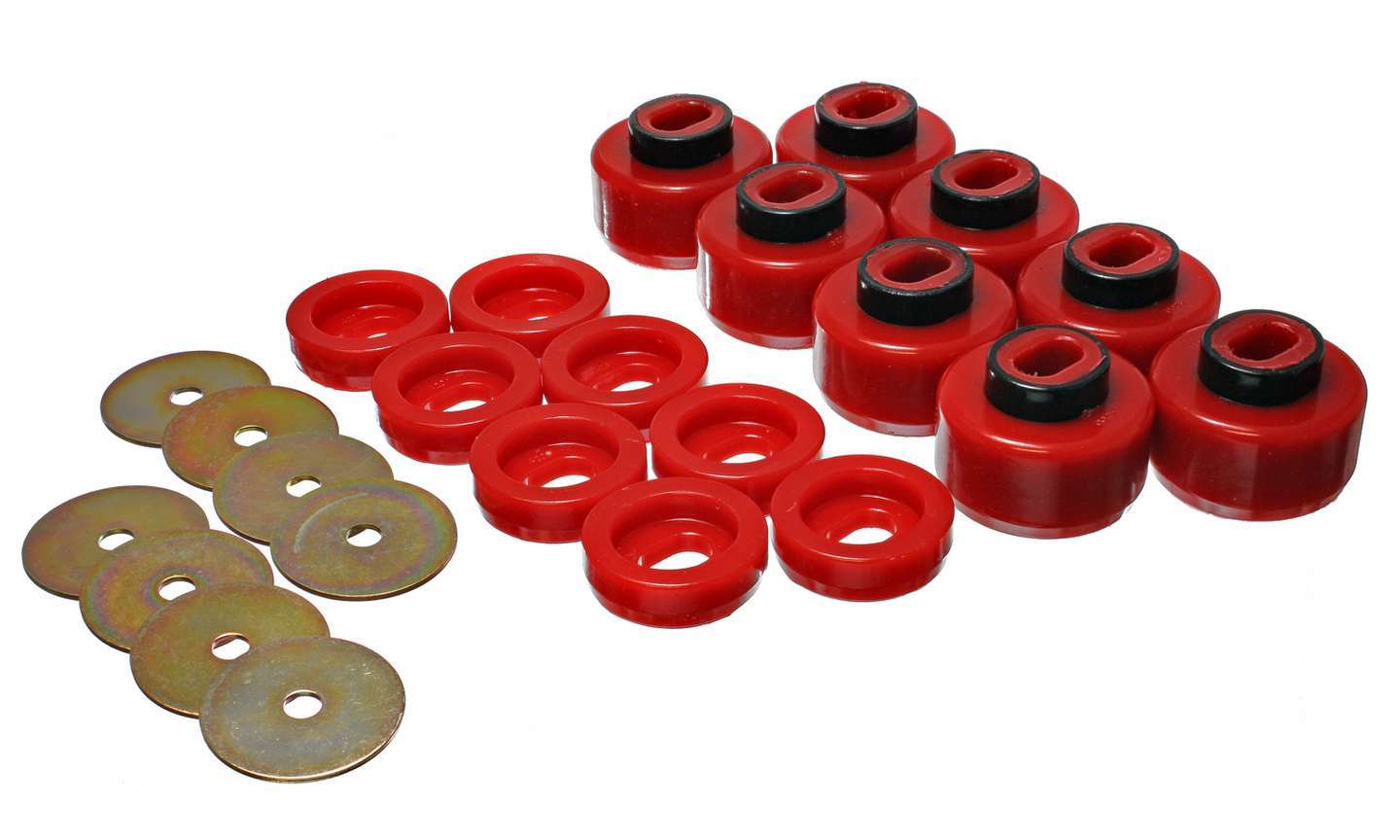 Energy Suspension 3.4150R Chevy Body Mount Set Energy Suspension 3.4150R
