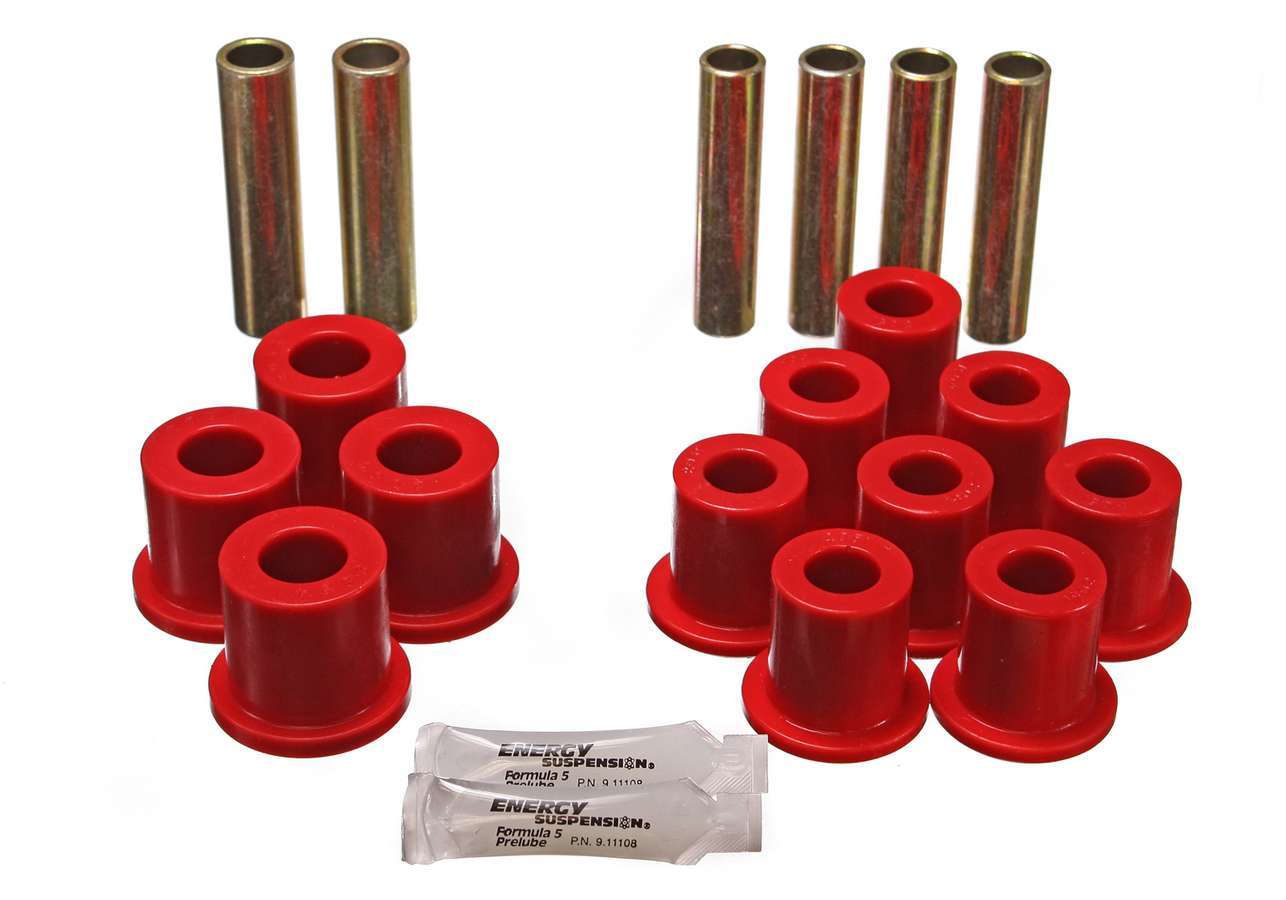 Energy Suspension 4.2114R Ford Complete Spring & Shackle Set Red Energy Suspension 4.2114R