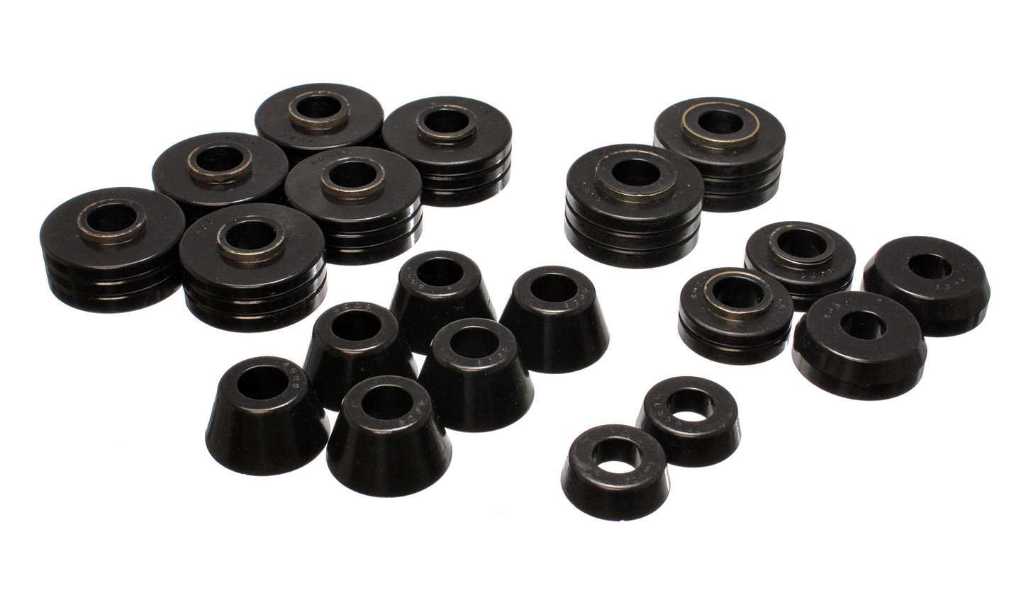 Energy Suspension 4.4102G Bronco Body Mounts-Black Energy Suspension 4.4102G