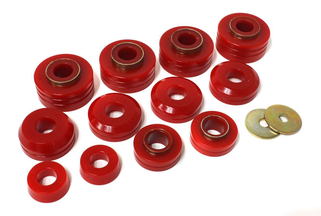 Energy Suspension 4.4104R Ford Body Mounts - Red Energy Suspension 4.4104R