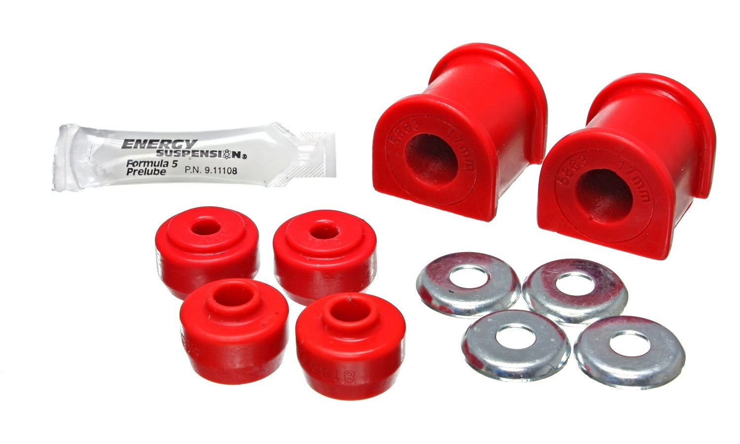 Energy Suspension 8.5136R RR SWAY BAR BUSHING SET 17mm Energy Suspension 8.5136R