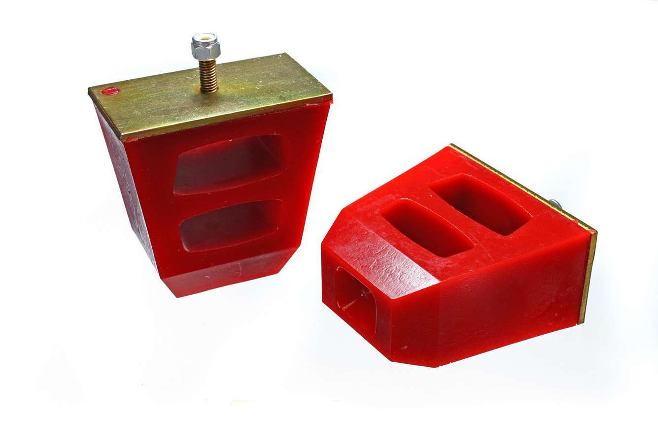 Energy Suspension 9.9104R Bump Stop 4-1/2 x 4-1/2 x 2-1/2 Pair Energy Suspension 9.9104R