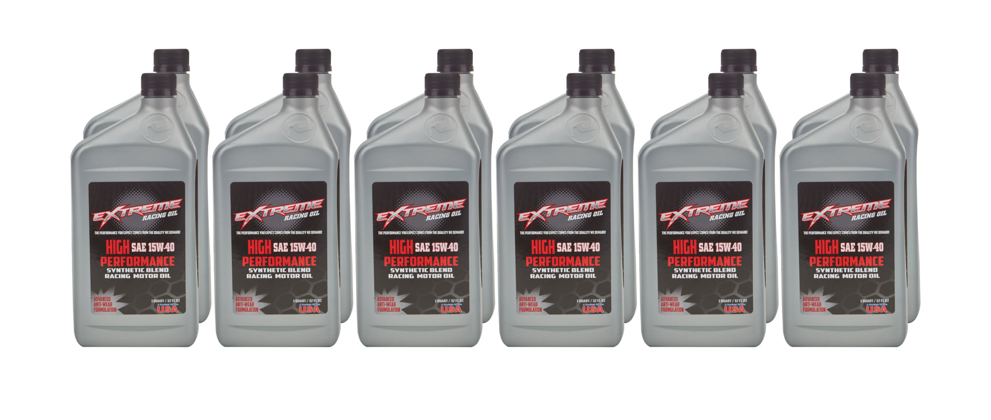 Extreme Racing Oil HP15W40C 15W40 Synthetic Blend 12 x 1 Quart Extreme Racing Oil HP15W40C