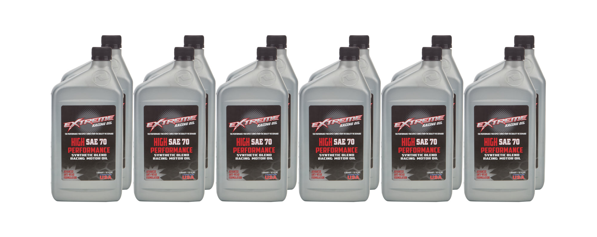Extreme Racing Oil HPSAE-70C SAE 70 Synthetic Blend 12 x 1 Quart Extreme Racing Oil HPSAE-70C