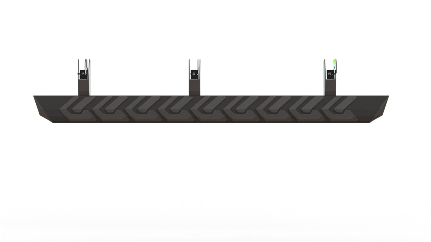 GEM TUBES 400004 T3 Running Board; 76 in.; Aluminum; Black Powder Coat Finish; GEM TUBES 400004