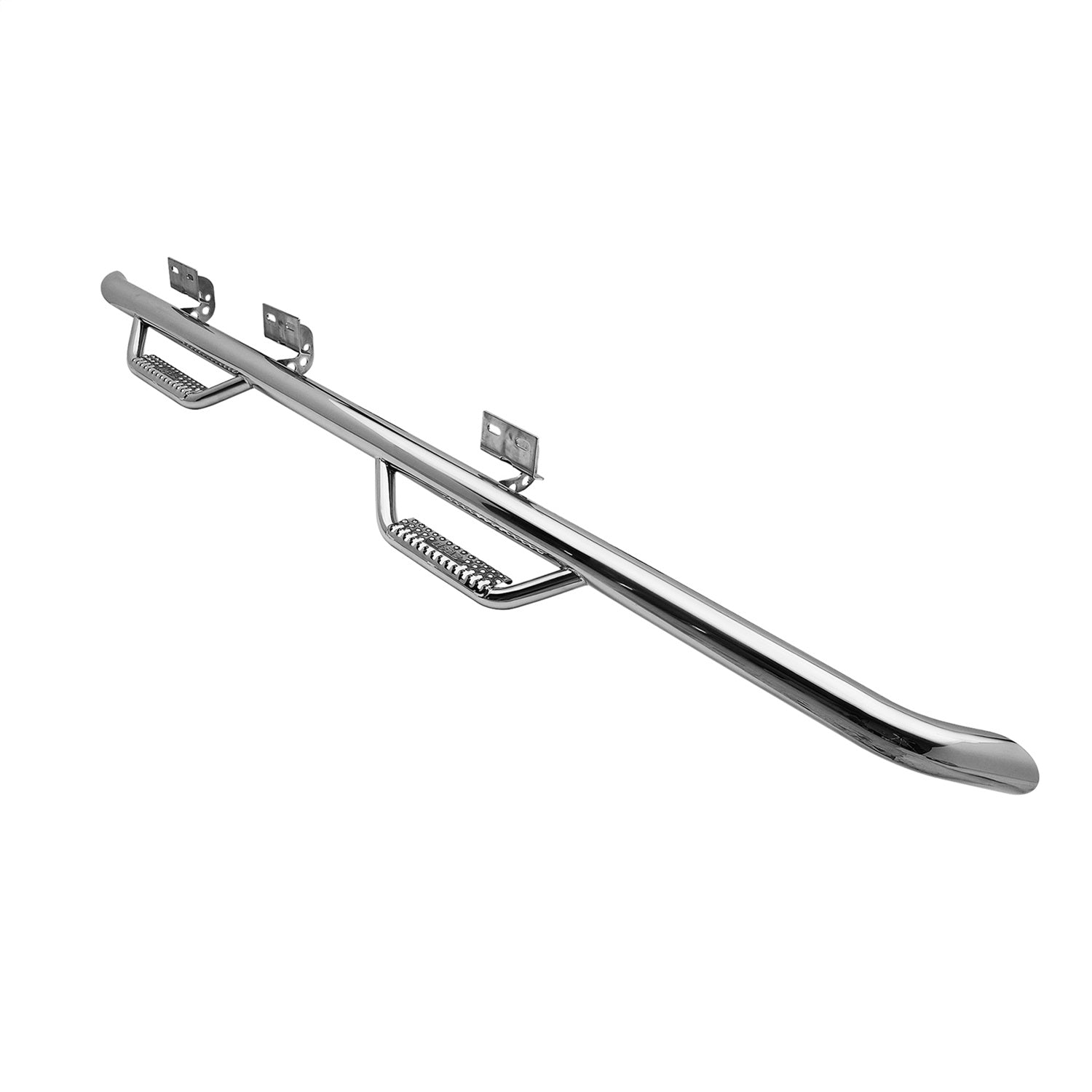 N-Fab Nerf Step Wheel-To-Wheel; Stainless Steel; 4 Step; Smittybilt F0989QC-SS